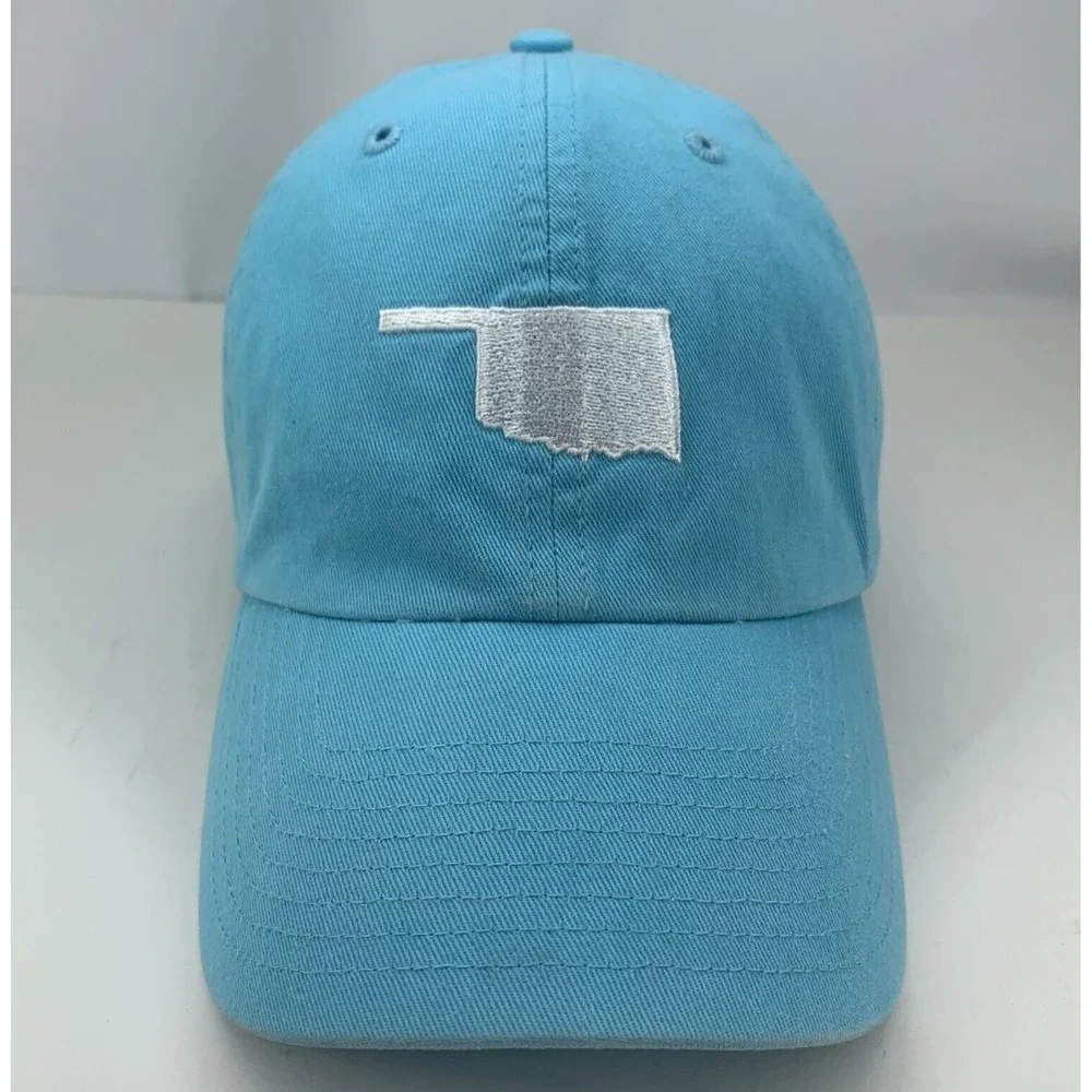 Oklahoma Hat Eskimo Joe's Light Blue Adjustable Strapback OSFA '47 Baseball Cap